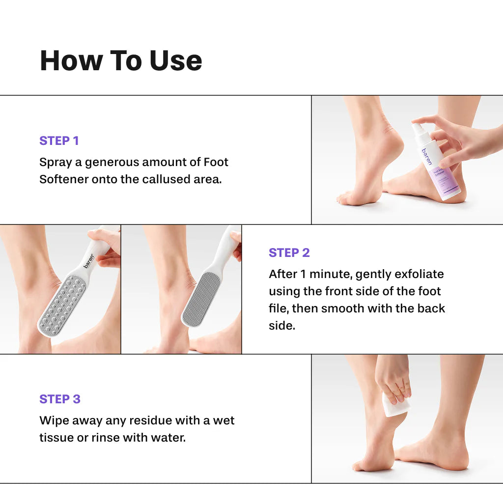 BAREN | Foot Exfoliant Softener - 100ml
