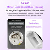 BAREN | Pedi Mate Dual Power Vacuum Electric Callus Remover