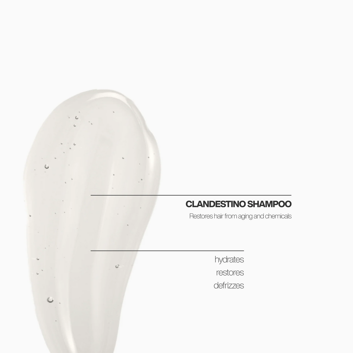 MONCHO MORENO | CLANDESTINO Nº1 | Champú Profesional - 650ml