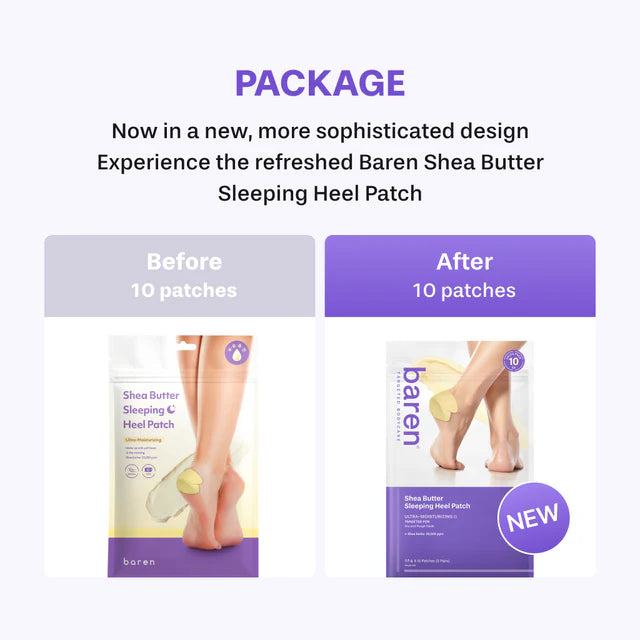 BAREN | Shea Butter Sleeping Heel Patch - 10ud