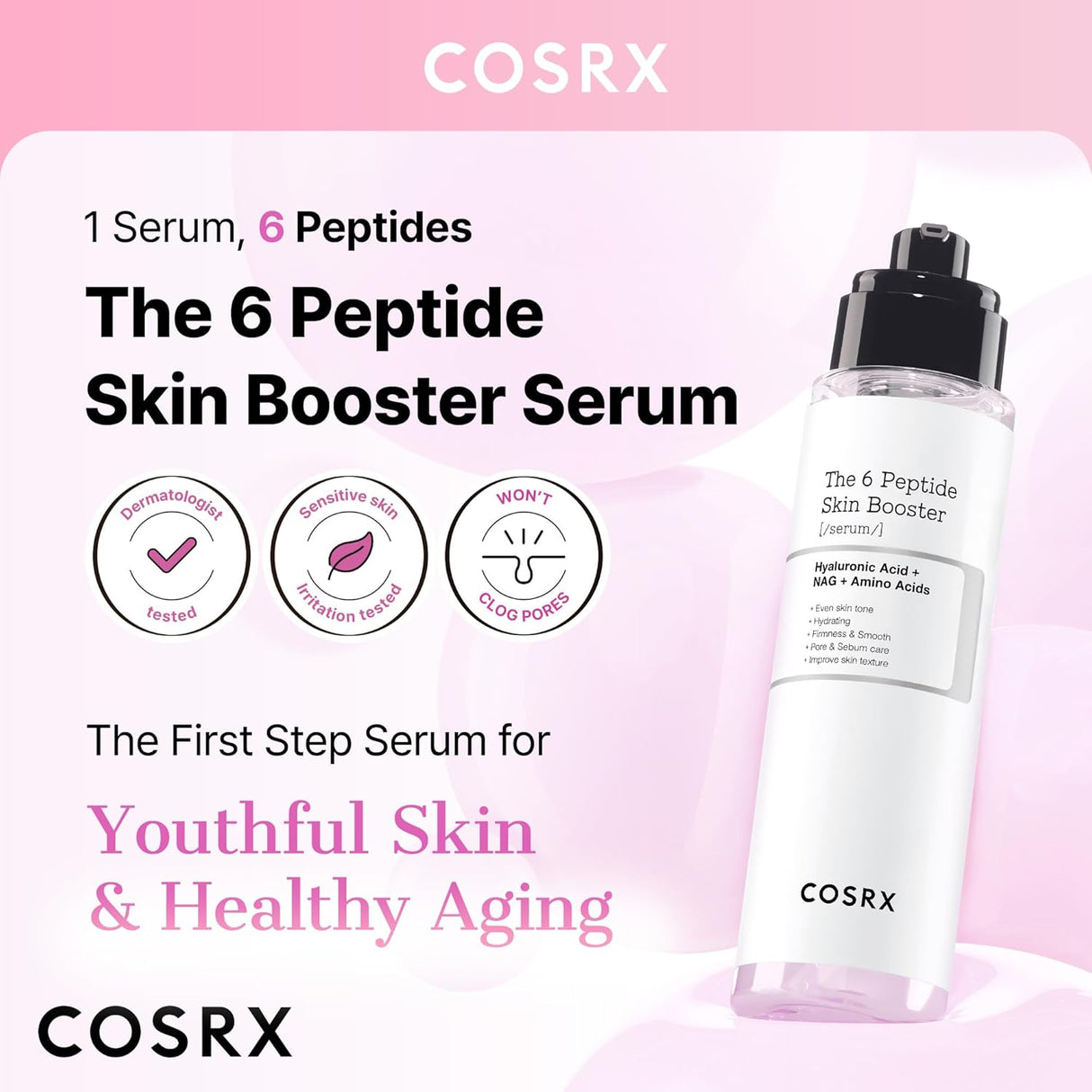 COSRX | The 6 Peptide Skin Booster Serum - 150ml