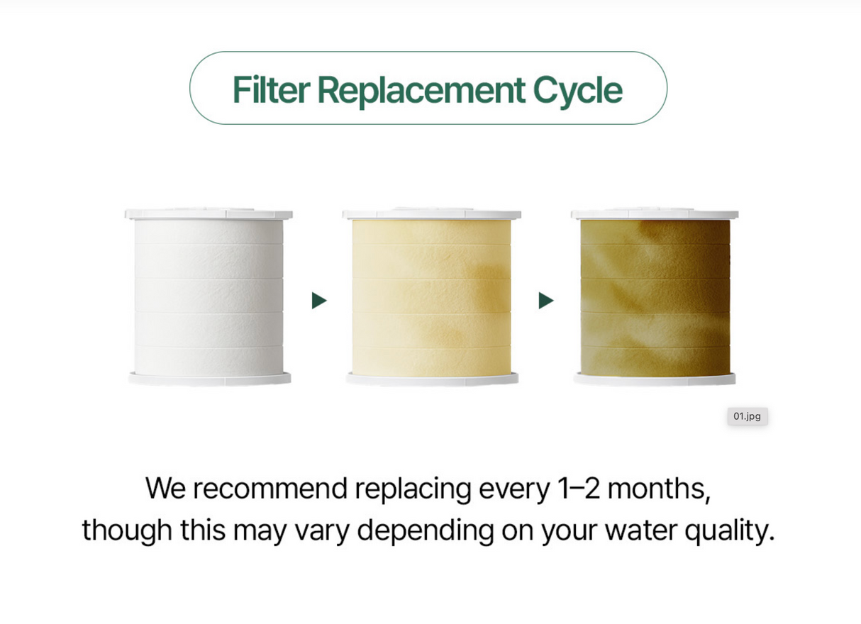 CLEARDEA. | Glow On And On Shower Filter - 2ud