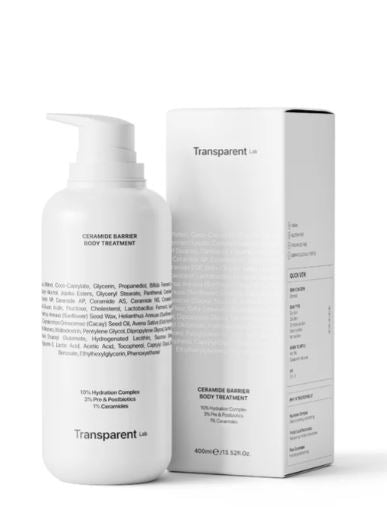 TRANSPARENT LAB | Ceramide Barrier Body Treatment - 400ml