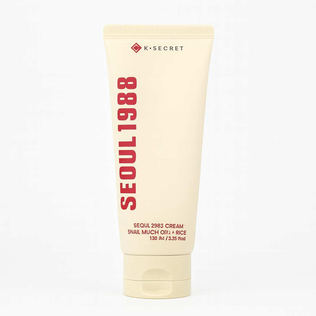 K-SECRET | Seoul 1988 Cream: Snail Mucin 93% + Rice - 100ml