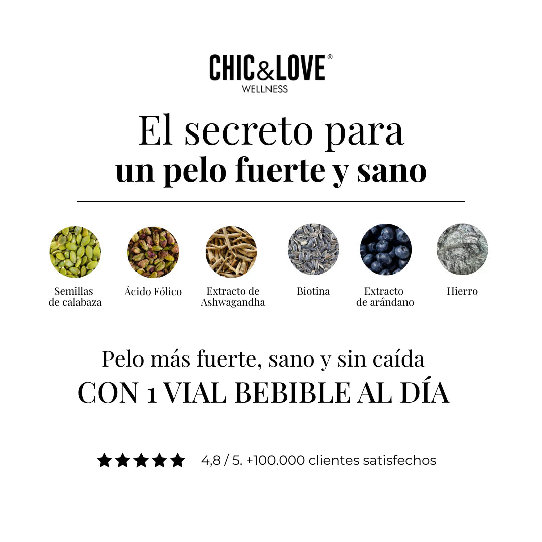 CHIC & LOVE | 360º Hair Formula Forte Elixir Cabello - 20 viales