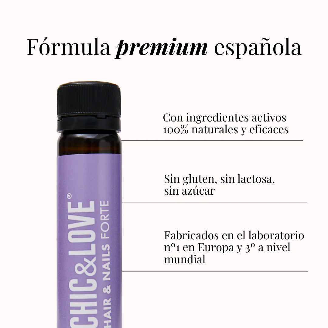 CHIC & LOVE | 360º Hair Formula Forte Elixir Cabello - 20 viales