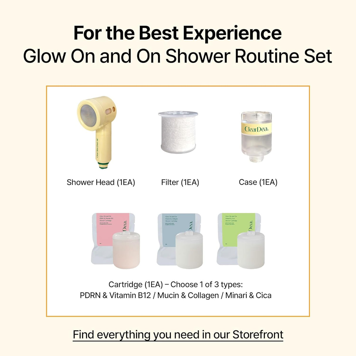 CLEARDEA. | Glow On And On Shower Head