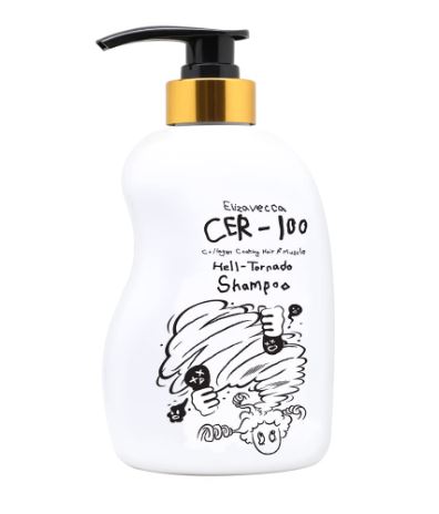 Elizavecca CER‑100 Collagen Coating Hair A+ Muscle Hell‑Tornado Shampoo