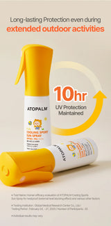 ATOPALM | Kids Cooling Sport Sun Spray SPF 50+ - 100ml