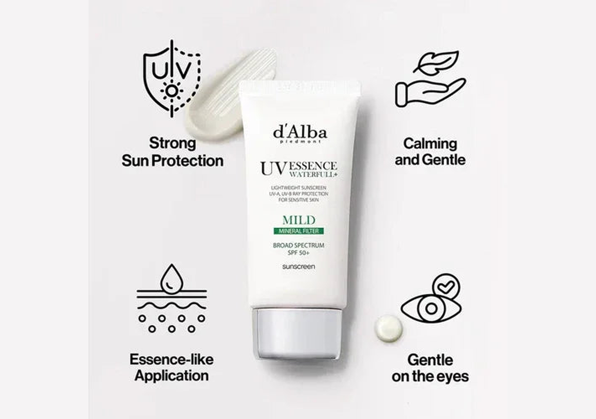 D'ALBA | Waterfull Mild Sunscreen SPF50+ PA++++ - 50ml