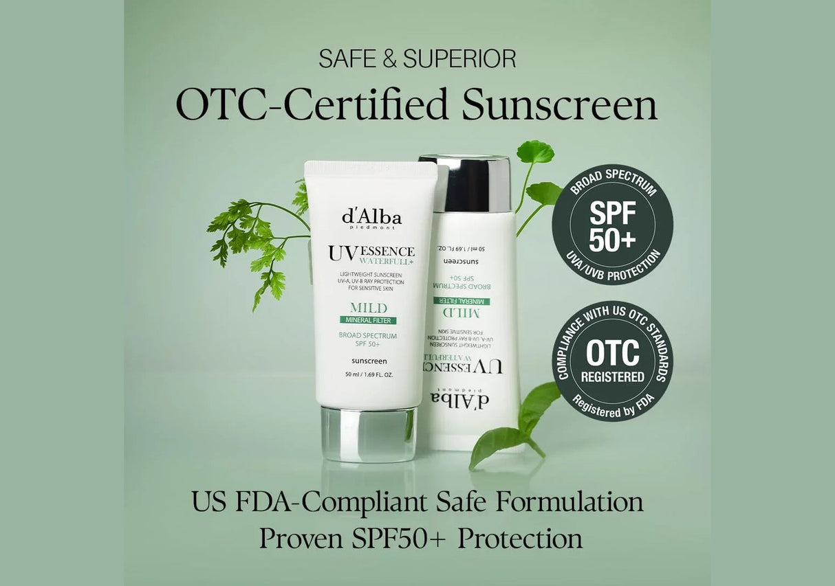 D'ALBA | Waterfull Mild Sunscreen SPF50+ PA++++ - 50ml