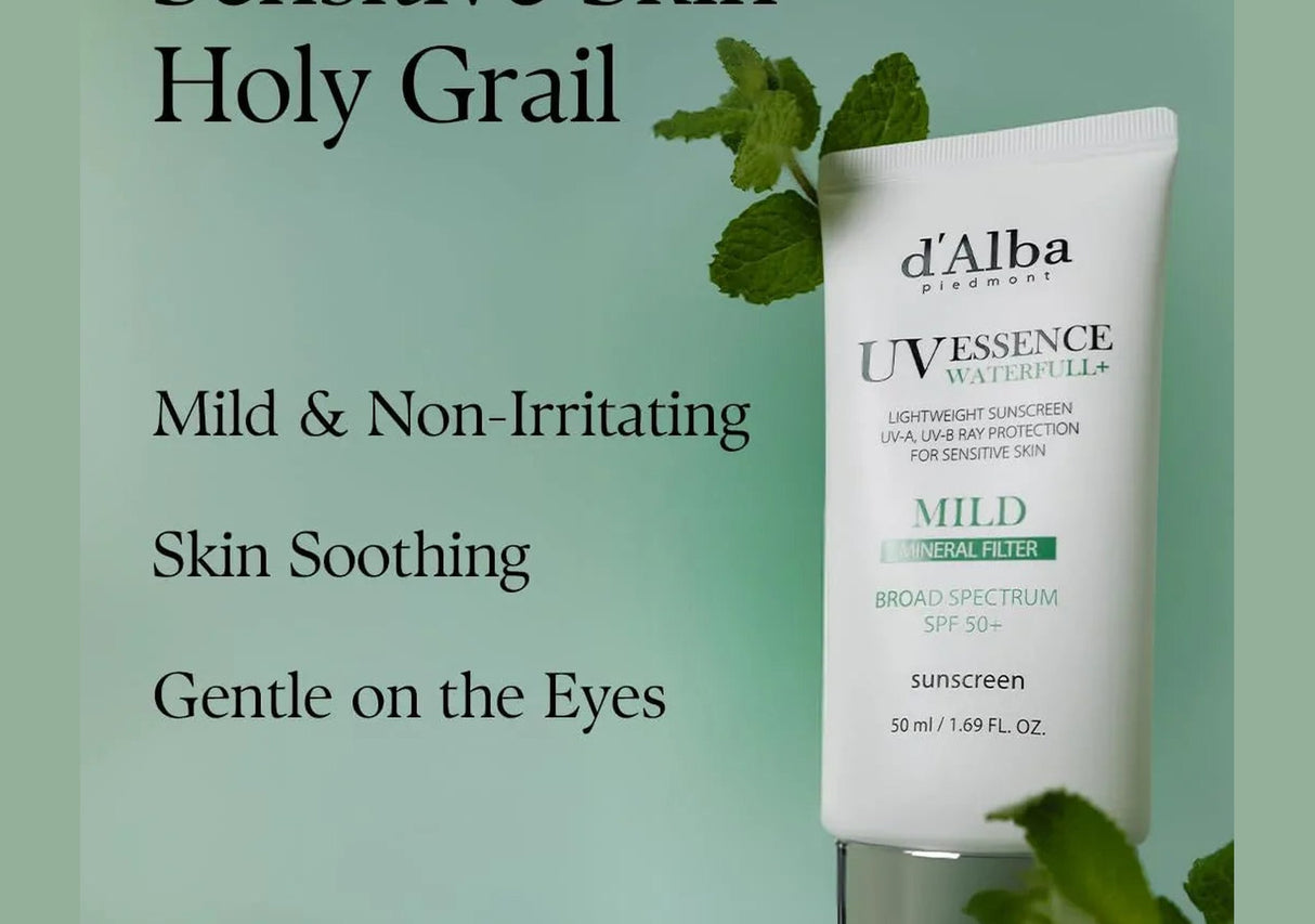 D'ALBA | Waterfull Mild Sunscreen SPF50+ PA++++ - 50ml