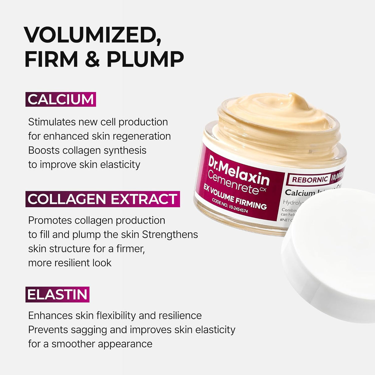 DR. MELAXIN | Cemenrete Calcium Intense Cream - 50ml