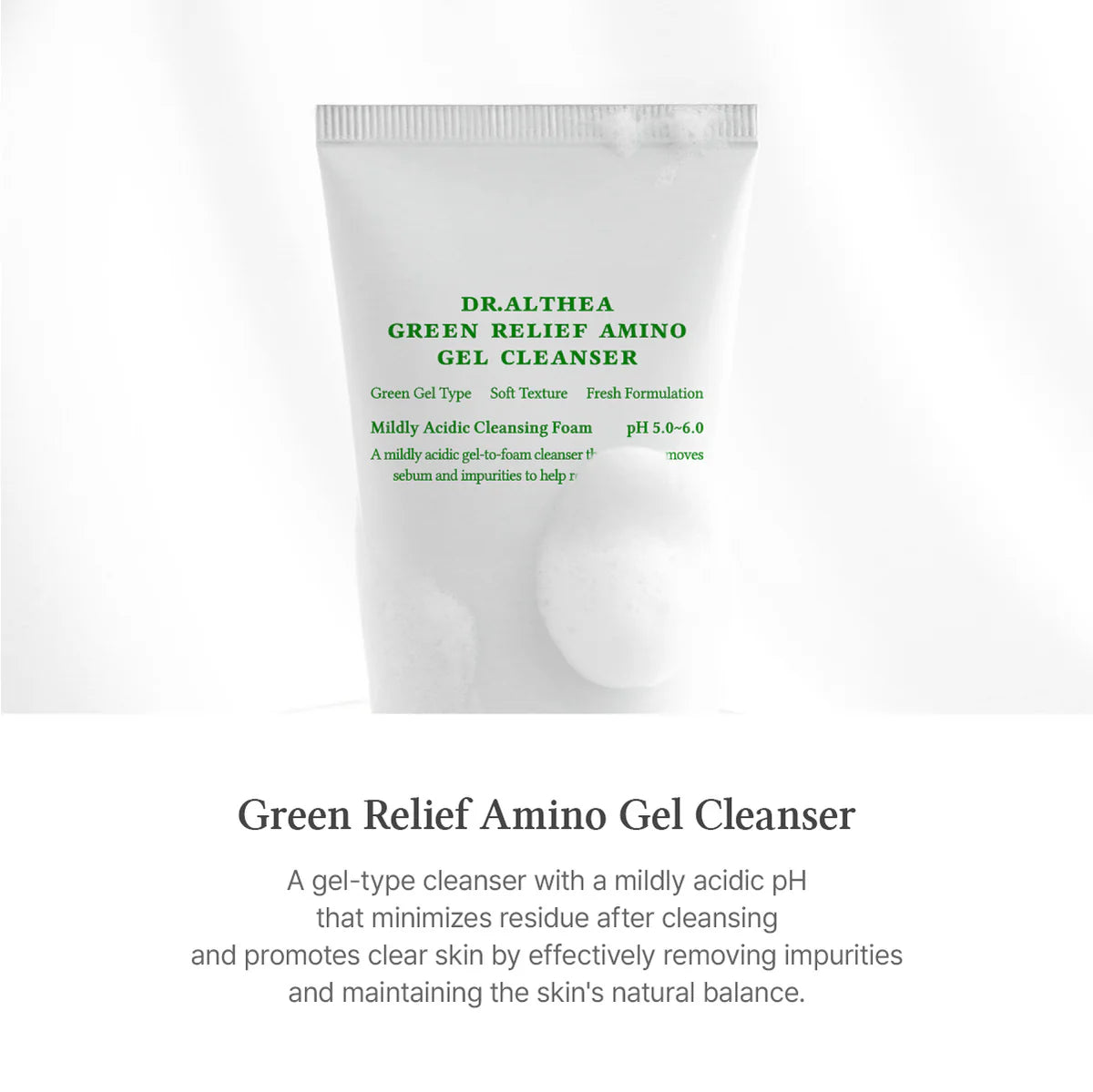 DR. ALTHEA | Green Relief Amino Gel Cleanser - 100ml