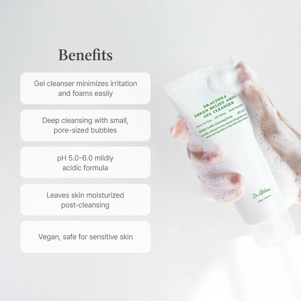 DR. ALTHEA | Green Relief Amino Gel Cleanser - 100ml