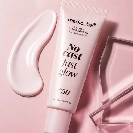 MEDICUBE | Collagen Glow Sunscreen SPF 50 PA++++ - 50ml | No Cast Just Glow