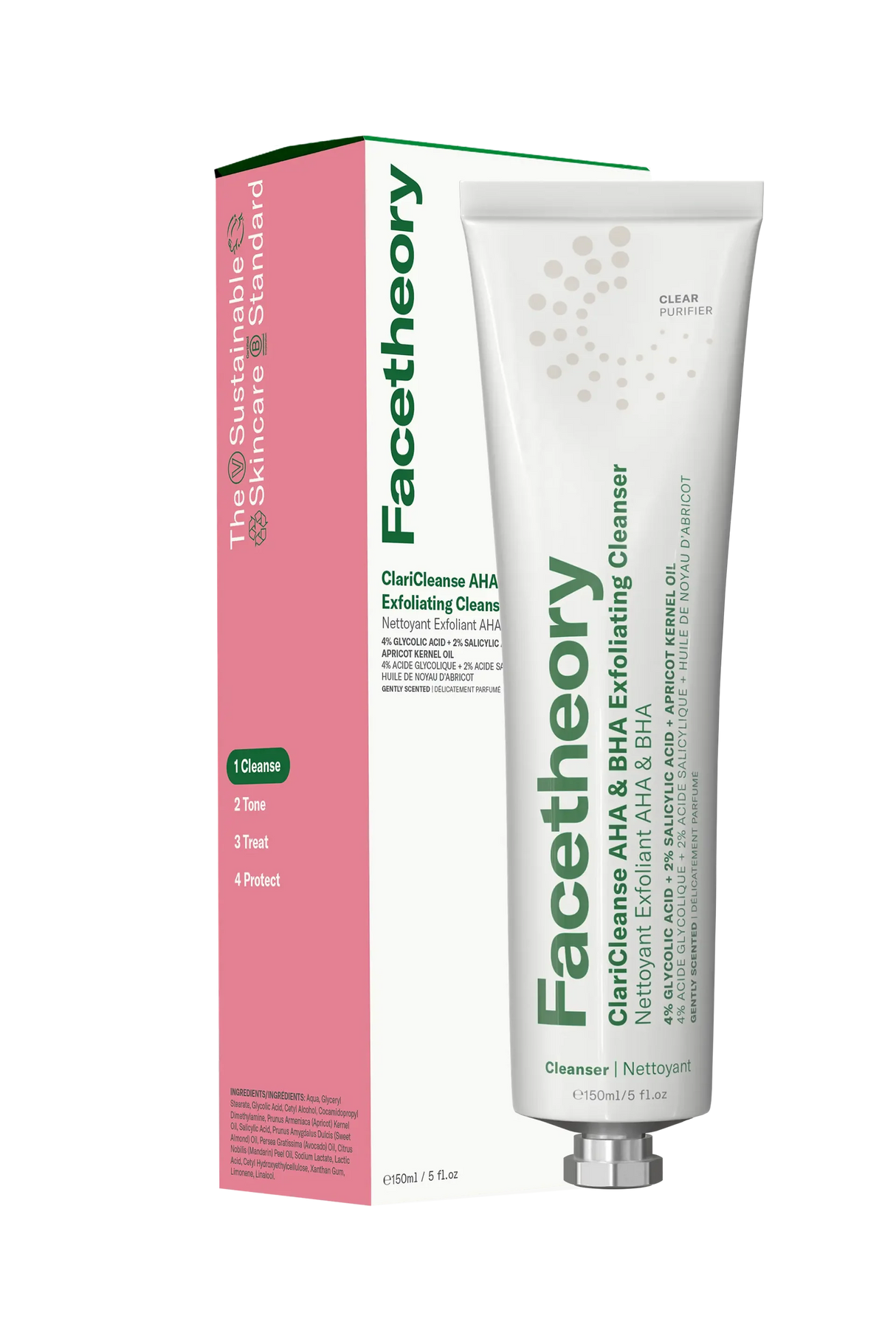 FACETHEORY | ClariCleanse AHA & BHA Exfoliating Cleanser - 150ml