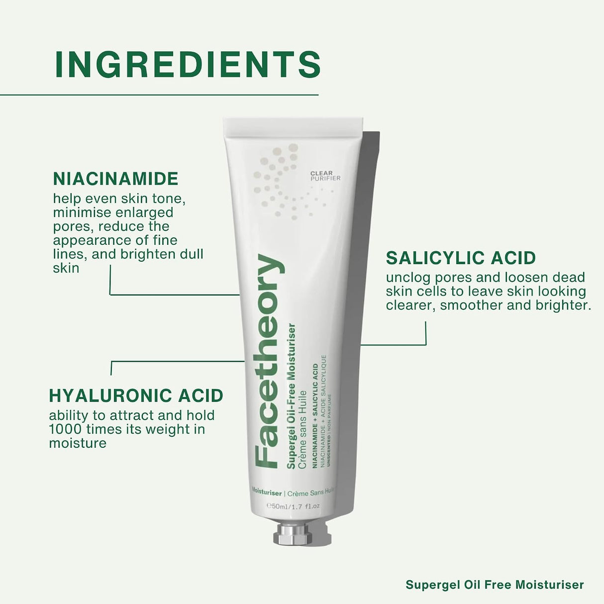 FACETHEORY | Supergel Oil-Free Moisturiser - 50ml