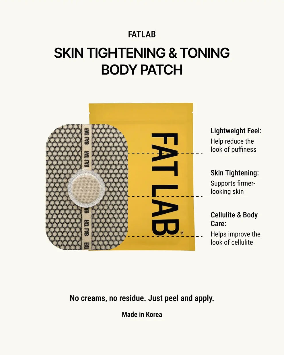 FAT LAB | Bromelain Microcirculation Patch – 8 parches