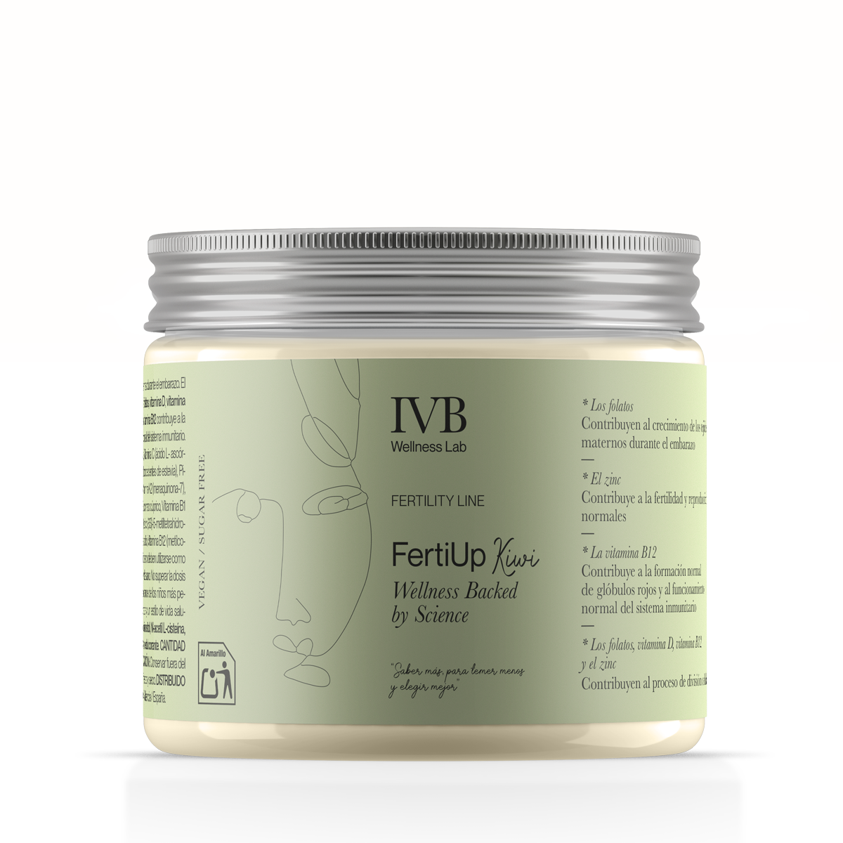 IVB WELLNESS LAB | FertiUp 210 gr (antiguo separado. Ahora están unificados los dos sabores) - imagen 1