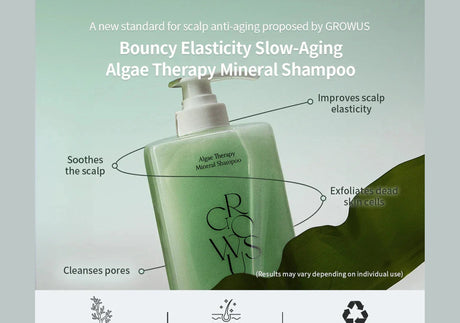 GROWUS | Algae Therapy Mineral Shampoo - 500ml