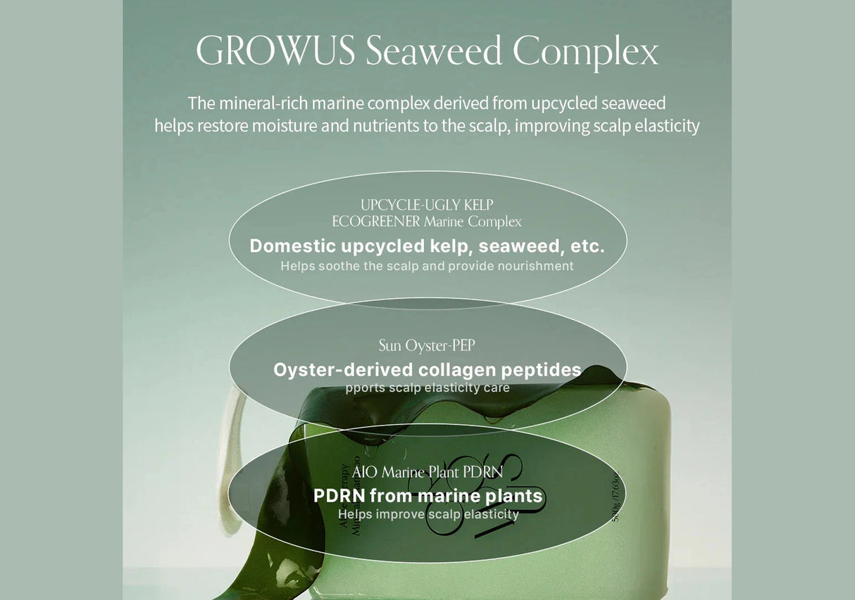 GROWUS | Algae Therapy Mineral Shampoo - 500ml