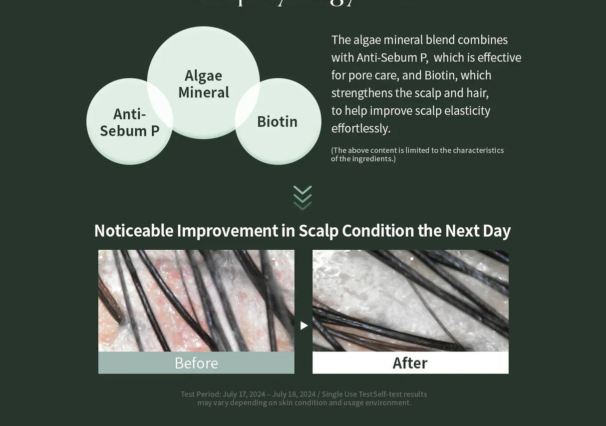 GROWUS | Algae Therapy Mineral Shampoo - 500ml