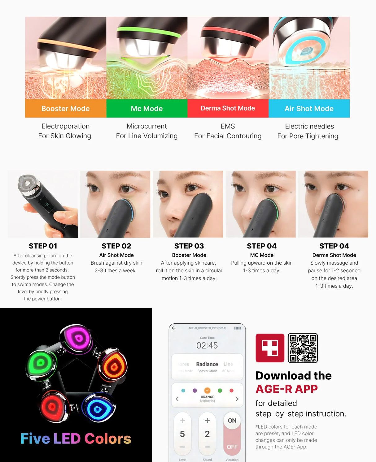 MEDICUBE | AGE - R Booster Pro - Black