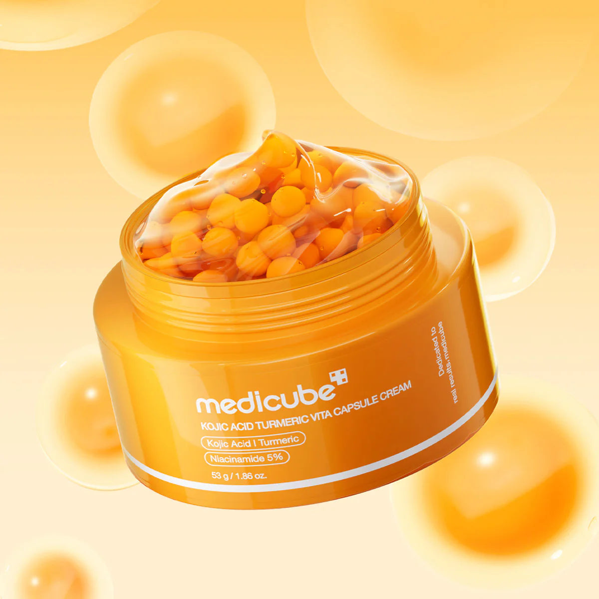 MEDICUBE | Kojic Acid Turmeric Vita Capsule Cream - 53gr