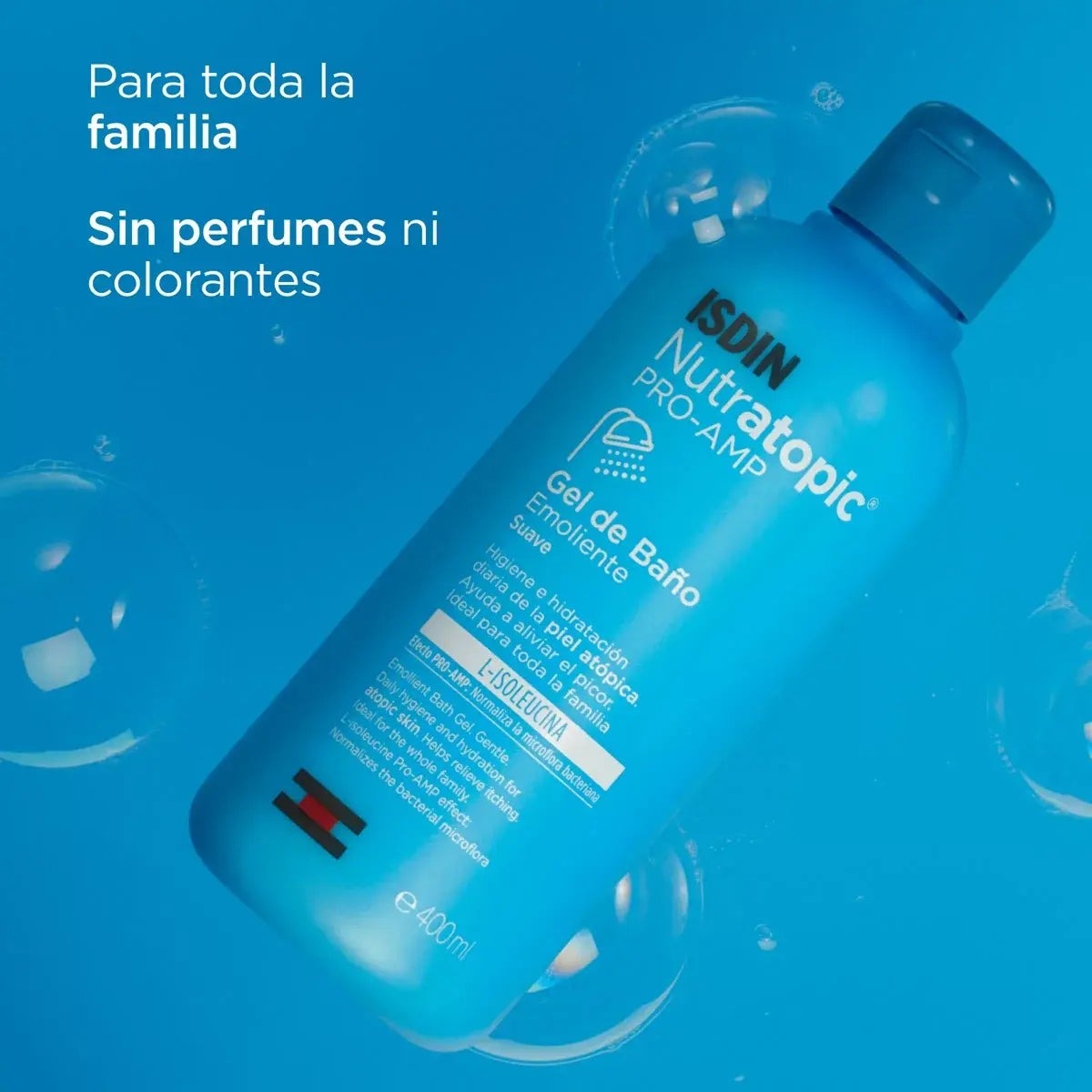 ISDIN | Nutratopic Pro-AMP Gel de Baño Emoliente - 400ml