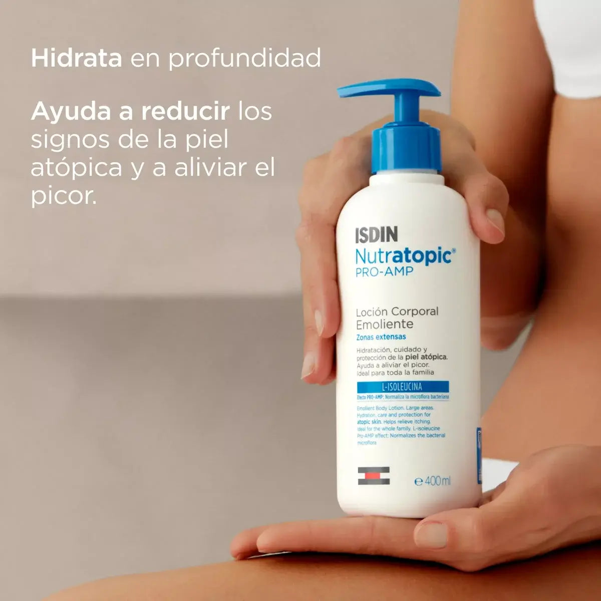 ISDIN | Nutratopic Pro-AMP Loción Corporal Emoliente -400ml