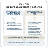 Vitamin D3+K2 - 90 Capsules