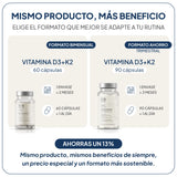 Vitamin D3+K2 - 90 Capsules