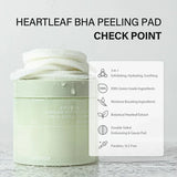 CELIMAX |  JI WOO Gae Heartleaf BHA Peeling Pad - 60ud