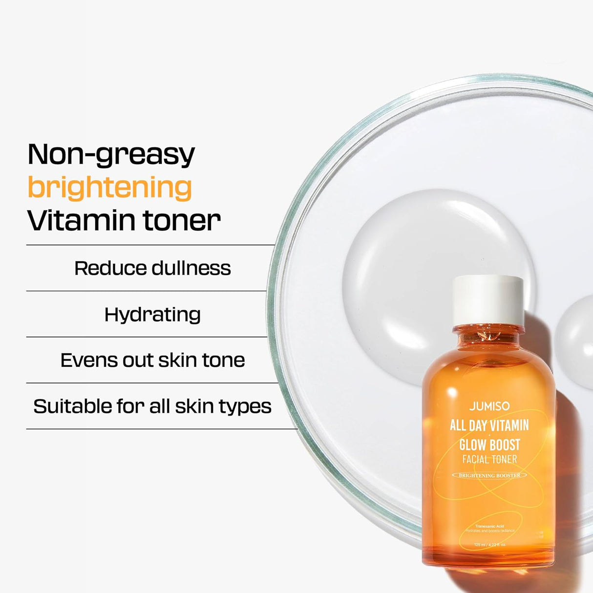 JUMISO | All Day Vitamin Glow Boost Facial Toner - 125ml