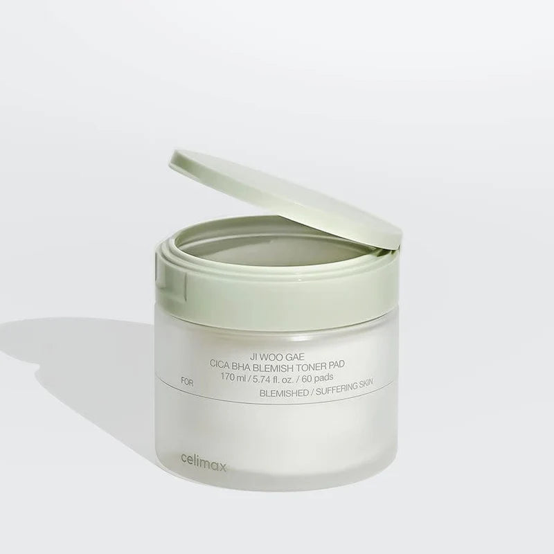 CELIMAX |  Ji Woo Gae Cica BHA Blemish Toner Pad - 60ud