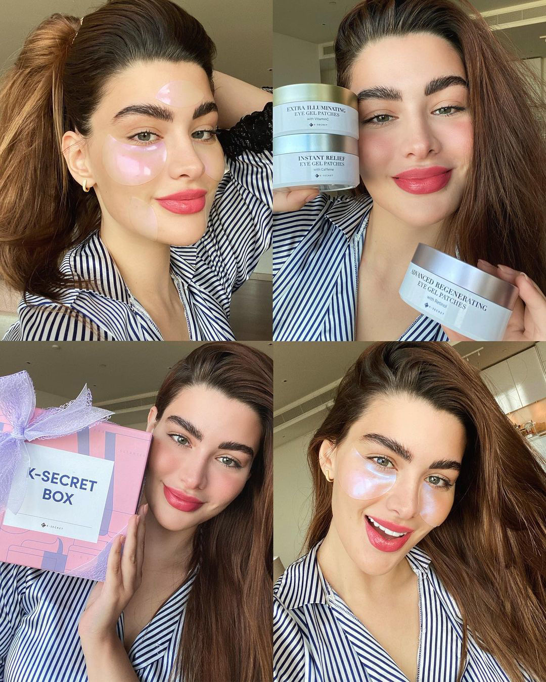 K-SECRET | Instant Relief Eye Gel Patches Caffeine - 60ud
