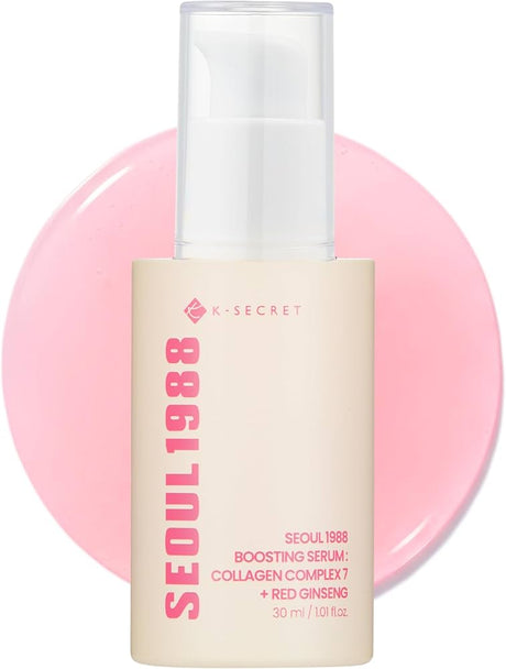 K-SECRET | Seoul 1988 Boosting Serum Collagen Complex 7 + Red Ginseng - 30ml