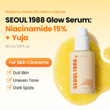 K-SECRET | Seoul 1988 Glow Serum Niacinamida 15% + Yuja - 30ml