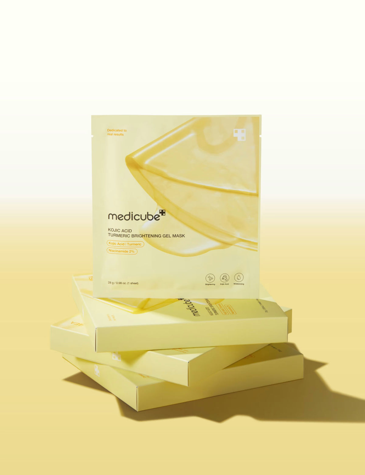 Kojic Acid Turmeric Brightening Gel Mask (Pack of 4)