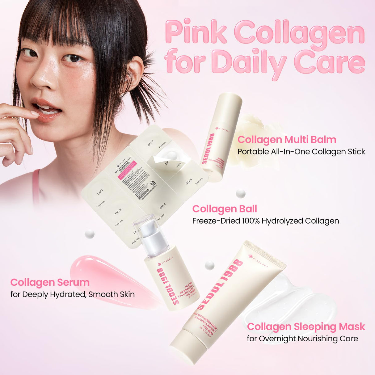 K-SECRET | Seoul 1988 Sleeping Mask – Collagen Complex 7 + Red Bean - 60ml