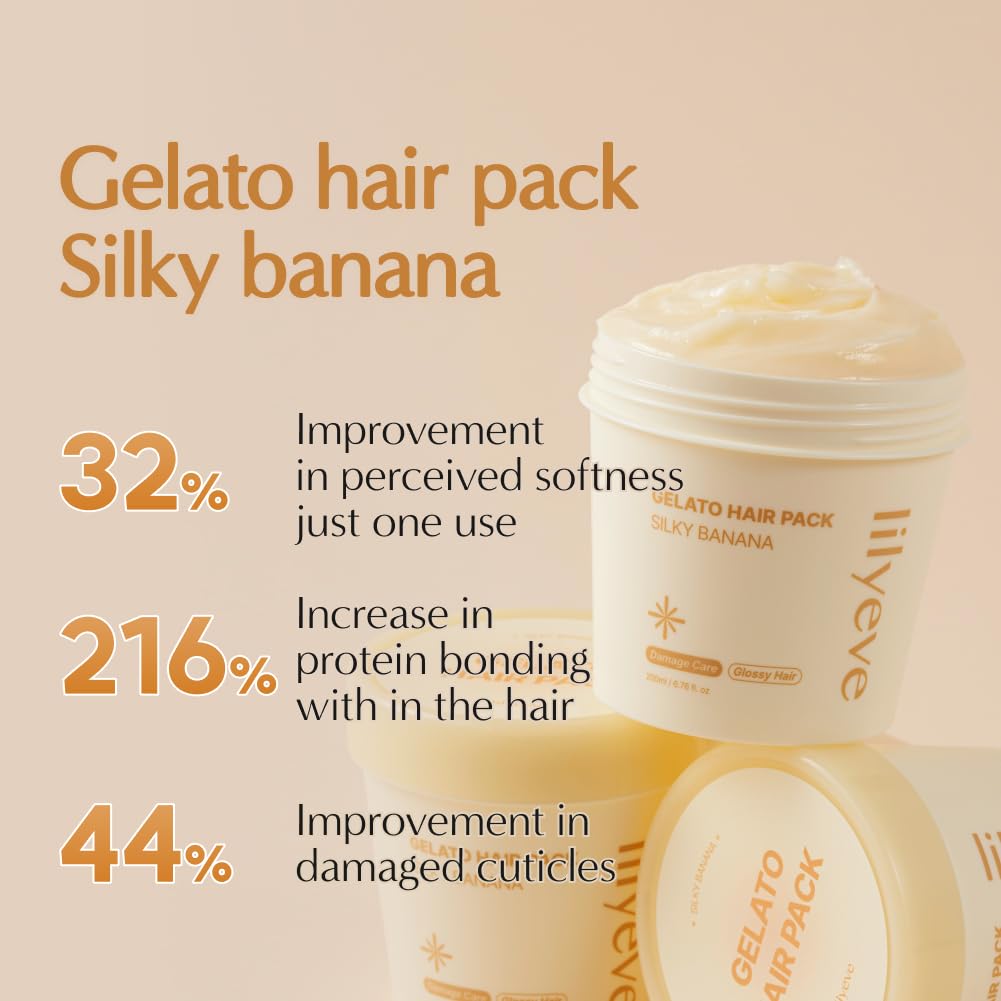 LILYEVE | Gelato Hair Pack Silky Banana - 200ml