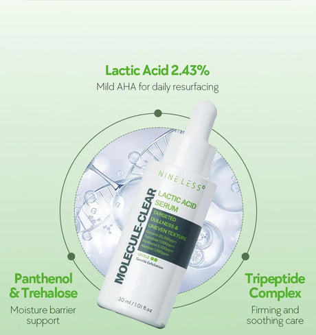 NINE LESS | Lactic Acid Serum - 30ml