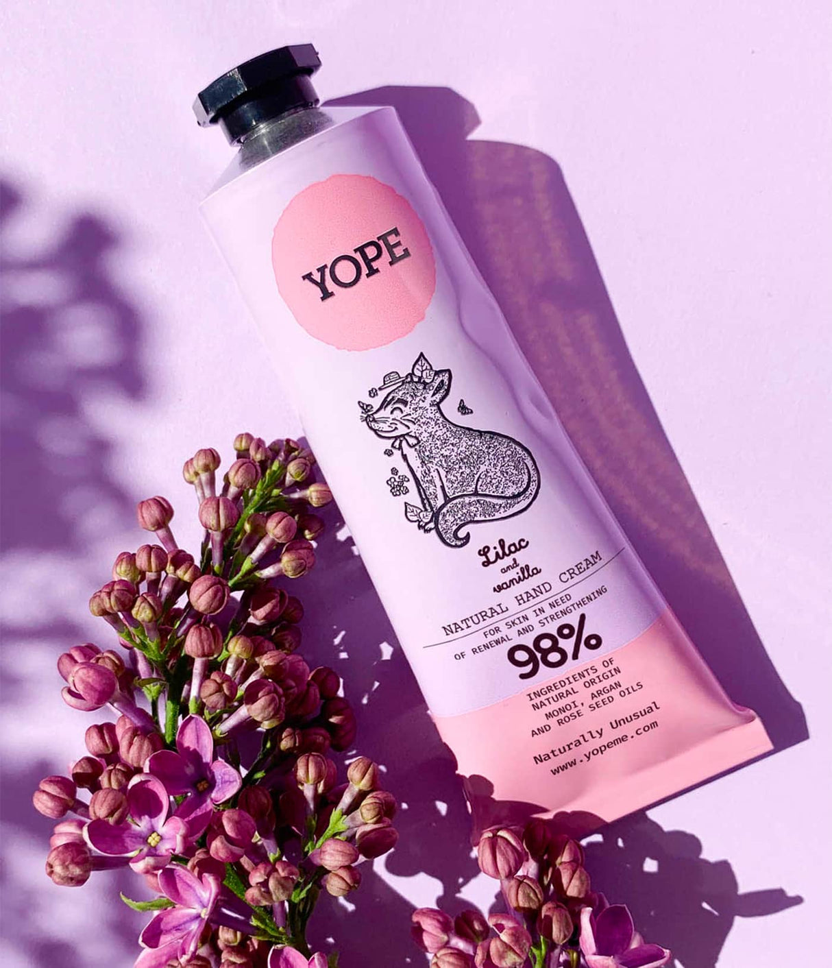 Lilac and Vanilla Hand Cream de Yope