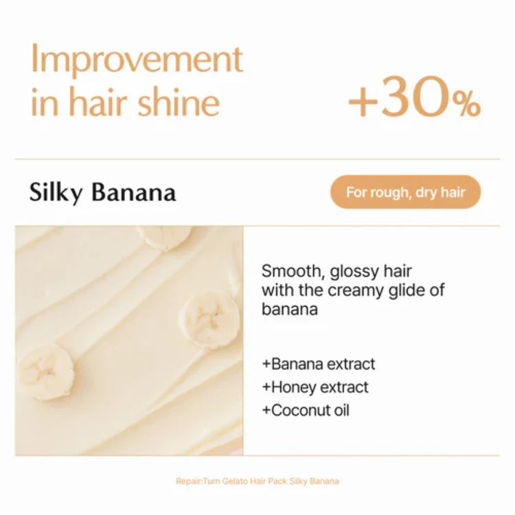 LILYEVE | Gelato Hair Pack Silky Banana - 200ml