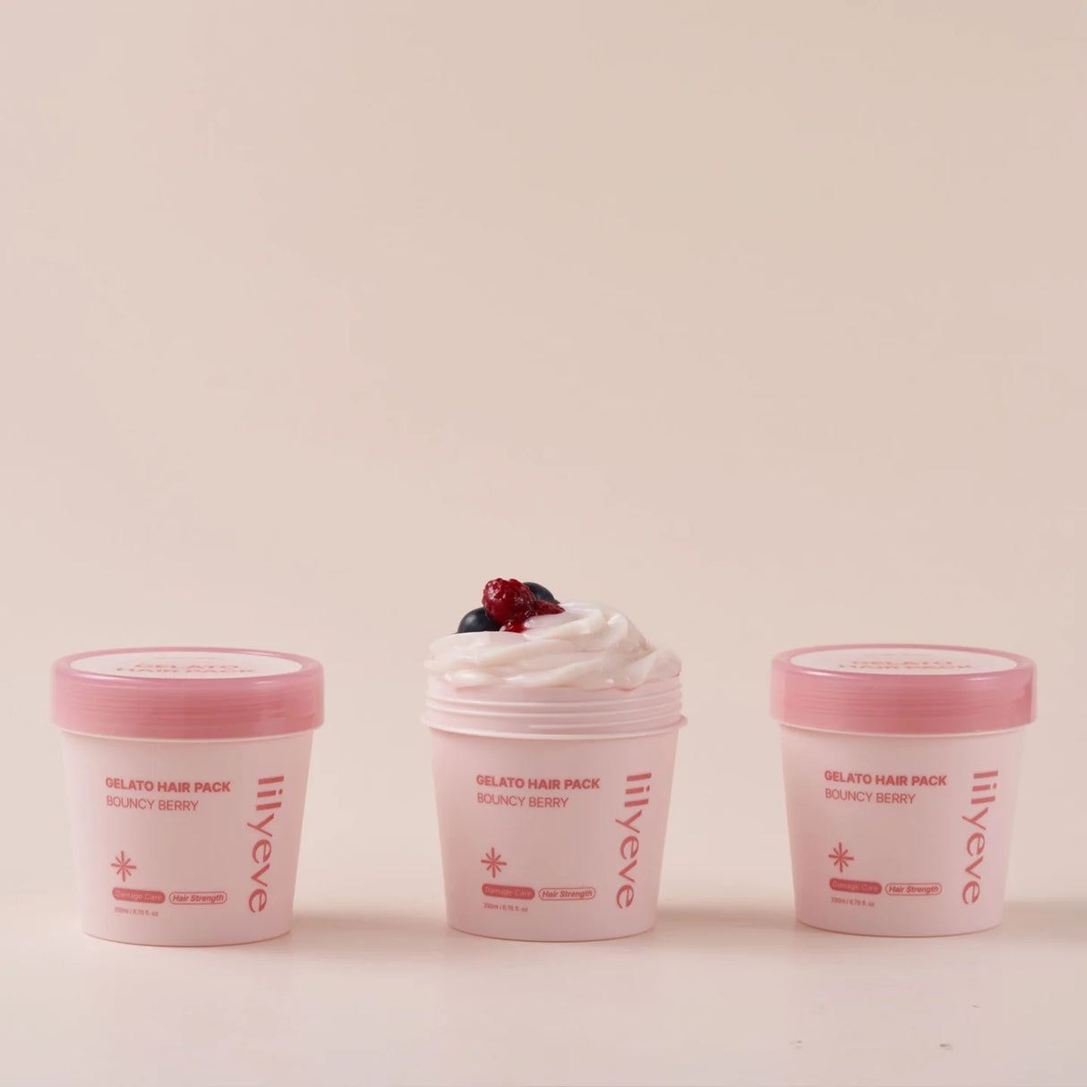LILYEVE | Gelato Hair Pack Bouncy Berry - 200ml