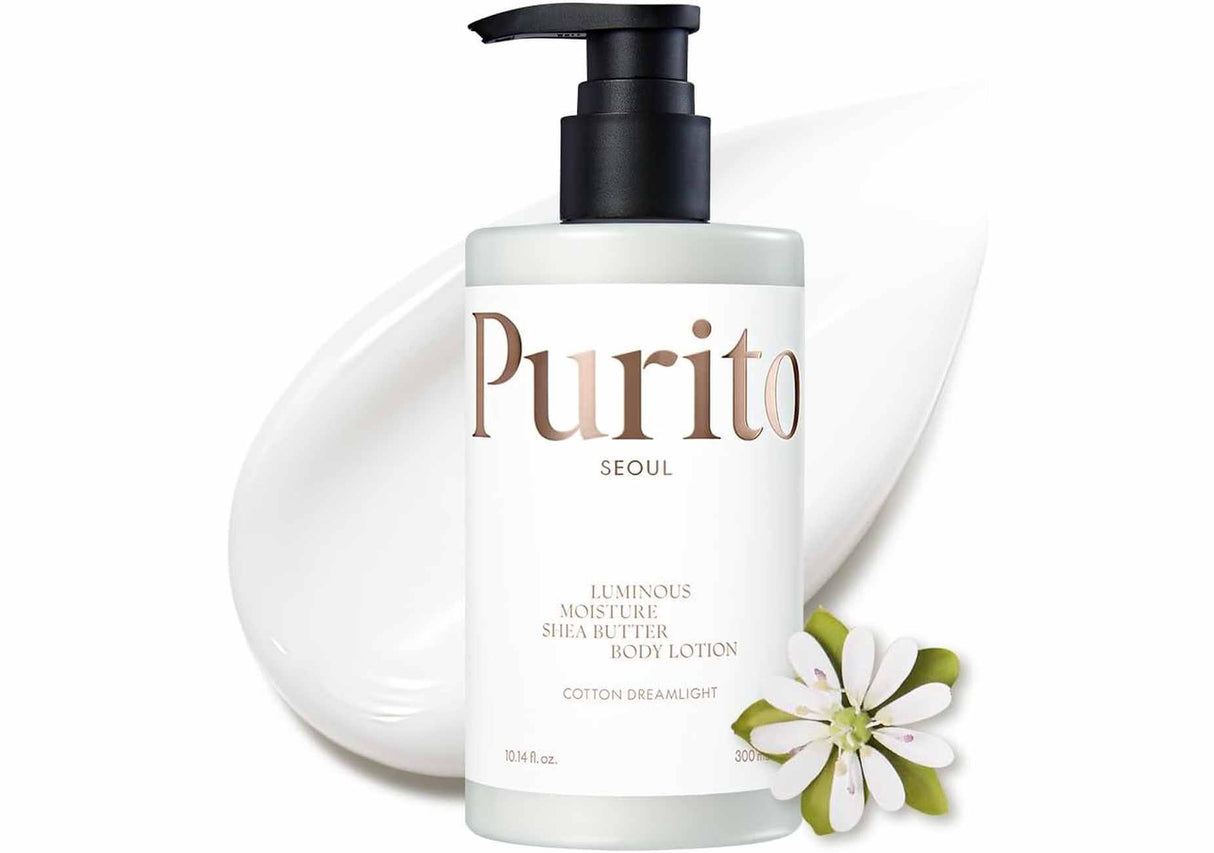 PURITO | Luminous Moisture Shea Butter Body Lotion Cotton Dreamlight - 300ml