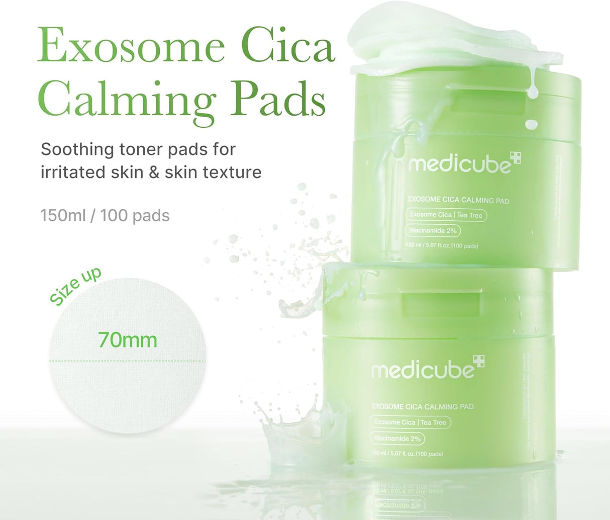 MEDICUBE | Exosome CICA Pad - 100 ud