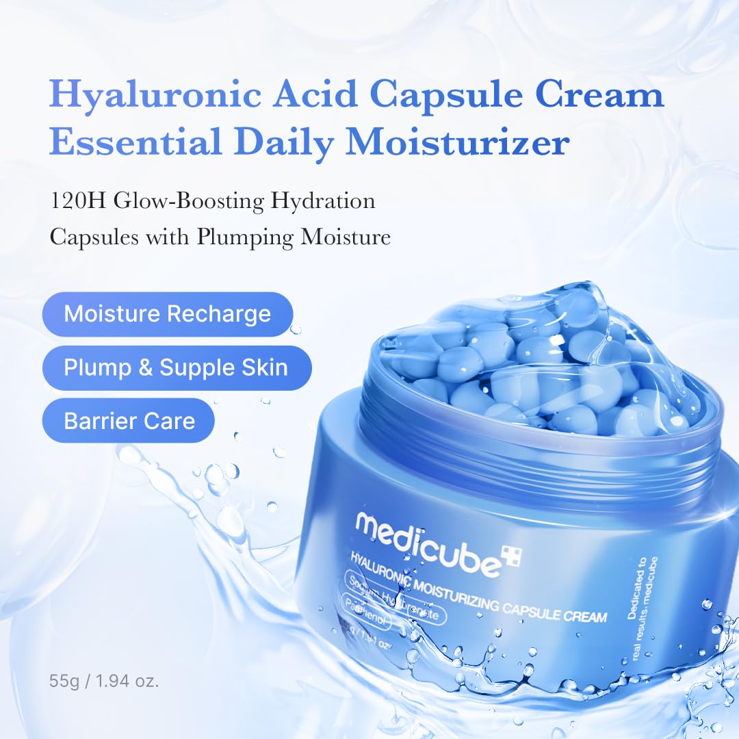 MEDICUBE | Hyaluronic Moisturizing Capsule Cream - 55gr