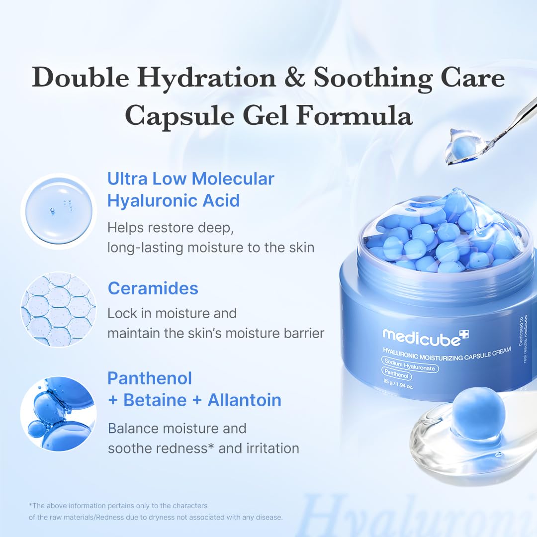 MEDICUBE | Hyaluronic Moisturizing Capsule Cream - 55gr